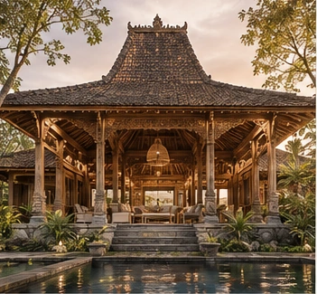 The Legacy — inspired by the joglo, illustrative architectural concept